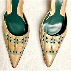 Comfortable, stylish well made leather heels size 9 M